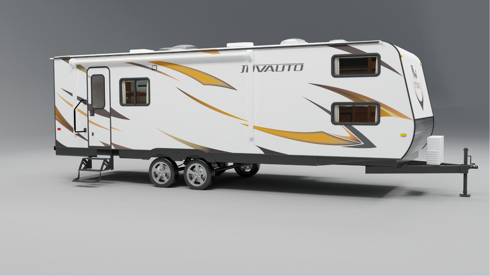 9.6m-B camping trailer