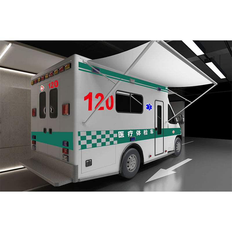 Square cabin medical examination ambulance